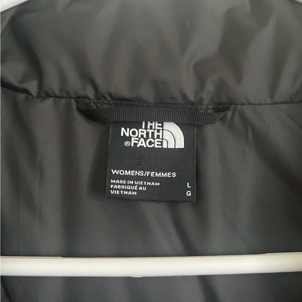The North Face Women’s Black Puffer Winter Vest Large French’s Logo - Picture 4 of 5